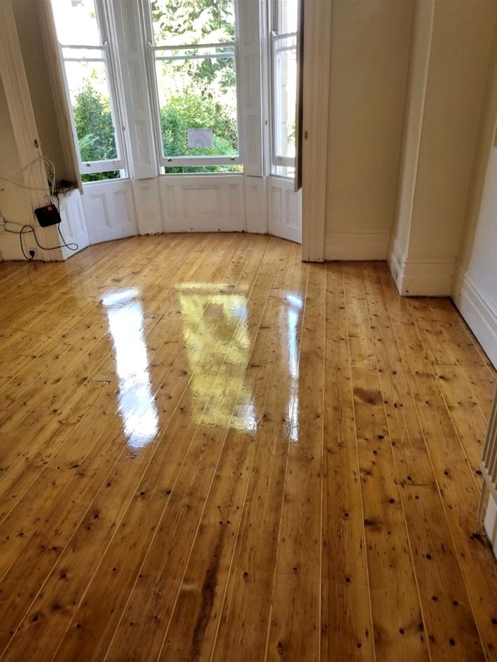 Pine Floor Sanding in Bath